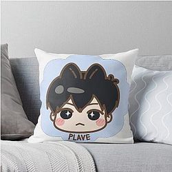 Cute Hamin Plave fanart by HOROHARO Throw Pillow