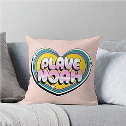 Plains Noah typography text - Morcaworks Throw Pillow
