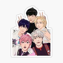 Plave group selfie sticker
