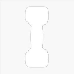 Plave Lightstick Line Art Sticker