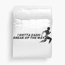 PLAVE Hamin I Gotta Dash Lyric Art Duvet Cover