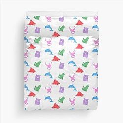 Kpop Group Animal Symbols Duvet Cover