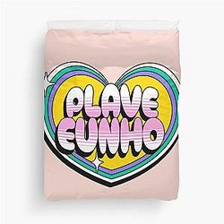 Eunho typography text - Morcaworks Duvet Cover