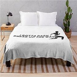 Hamin I Gotta Dash Lyric Art Throw Blanket
