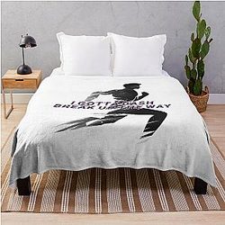 Plave Hamin I Gotta Dash Lyric Art Throw Blanket