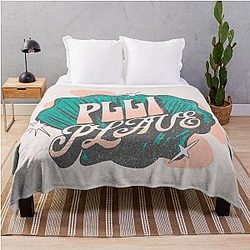 Playe noah eunho hamin Typography - Morcaworks Throw Blanket