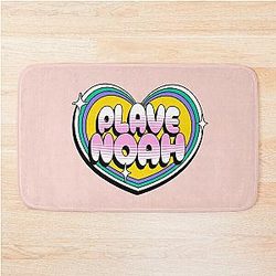Plastic Noah typography Text - Morcaworks Bath Mat