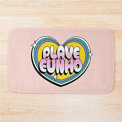 Plave Eunho typography text - Morcaworks Bath Mat