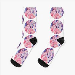 PLAve Pink sunset icon Socks