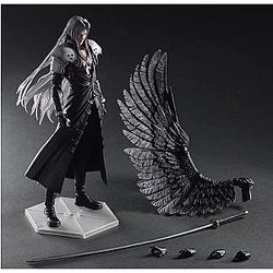 26cm PLAY ARTS Kai Sephiroth Action Figure High Quality Collectible Model Toy