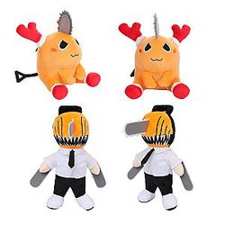 25-30cm Orange Pochita Chainsaw Man Cosplay Plush