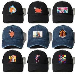 Pochita Chainsaw Man Black Baseball Caps