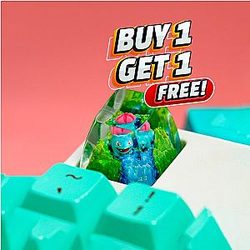 Bulbasaur Pokemon Custom Keycaps, Pokemon Keycap TCR0102