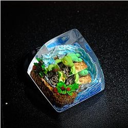 TREECKO POKEMON Artisan Keycap, Custom Keycaps PCR01021