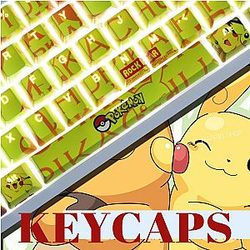 Pokemon Pikachu Cartoon Creativity 108 Keys Translucent Mechanical Keyboard