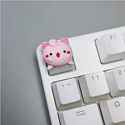 Jigglypuff Cute Keycap Mechanical Model Keyboard