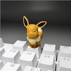 Eevee Happy Keycap Mechanical Model Keyboard