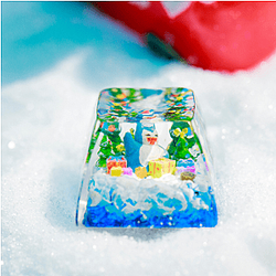 Pokemon Keycaps - Pokemon Snorlax Christmas Stereoscopic Mechanical Keyboard Keycaps