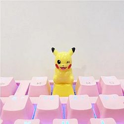 Pikachu Yellow Keycap DI Mechanical Keyboard AL1107