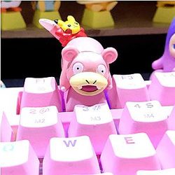 Pikachu Cosplay Pink Keycap Mechanical Keyboard AL1107