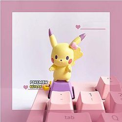 Pikachu Hair Bow Keycap ESC Mechanical Keyboard AL1107
