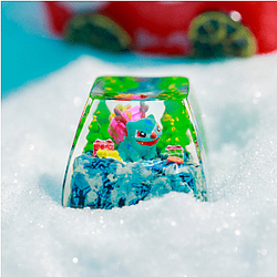 Pokemon Keycaps - Pokemon Bulbarsaur Christmas Stereoscopic Mechanical Keyboard Keycaps