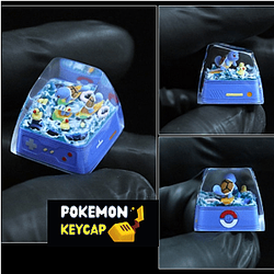 Genuine Pokemon Zenigame DIY Keycaps
