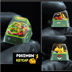 Genuine Pokemon Lizardon DIY Keycaps