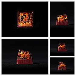 Pokemon Charizard Green DIY Keycaps