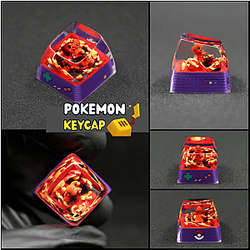 Pokemon Charmander Purple DIY Keycaps