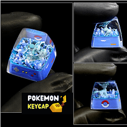 Genuine Pokemon Glacia Eevee DIY Keycaps