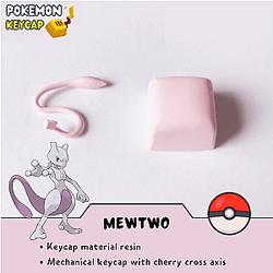 Mewtwo Pokemon Keycap DIY AL1107