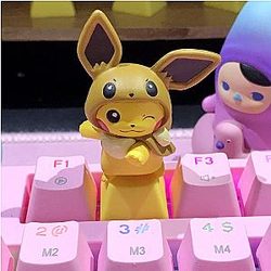Pikachu Cartoon Keycap DI Mechanical Keyboard AL1107