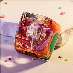 CUSTOM MEWTWO Artisan Keycap Custom Keycaps Art Decor Resin Keycaps TCR0102