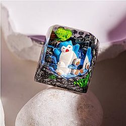 SNORLAX POKEMON Artisan Keycap, Custom Keycaps PCR01021