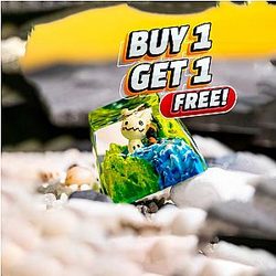 Mimikyu Pokemon Artisan Keycap, Custom spacebar Keycap, Keycap set TCR0102