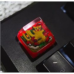 Pokemon Keycaps - Pokemon Pikachu Stereoscopic Mechanical Keyboard Keycaps