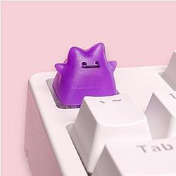 Purple Ditto Keycap - Pokemon Keycaps - Artisan Keycap
