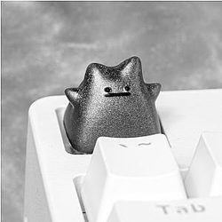 Grey Ditto Keycap - Pokemon Keycaps - Artisan Keycap