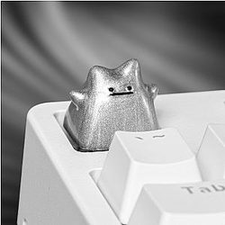 Silver Ditto Ditto Keycap - Pokemon Keycaps - Artisan Keycap