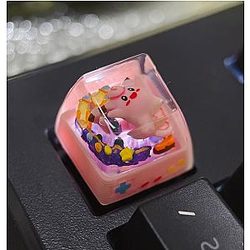 Pokemon Keycaps - Pokemon Clefairy Stereoscopic Mechanical Keyboard Keycaps