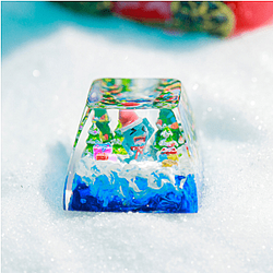 Pokemon Keycaps - Pokemon Wobbuffet Christmas Stereoscopic Mechanical Keyboard Keycaps
