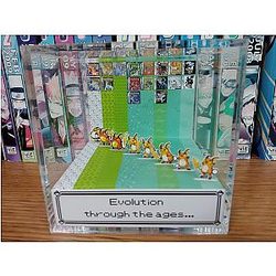 Generation Raichu- Raichu 3D Diorama Cube- Raichu Handmade Crystal Diorama Cube