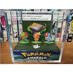 Emerald Starters (Treecko, Torchic, Mudkip), Treecko, Torchic, Mudkip 3D Diorama Cube