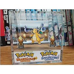 Evolution Dragonite (HGSS), Dratini Dragonair Dragonite 3D Diorama Cube