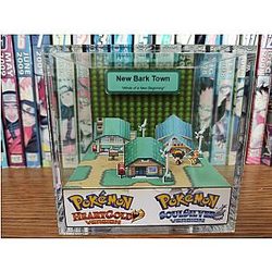 New Bark Town (HeartGold SoulSilver), New Bark Town 3D Diorama Cube