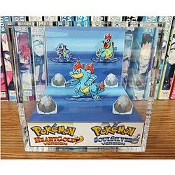 Evolution Feraligatr (HGSS), Totodile Croconaw Feraligatr 3D Diorama Cube