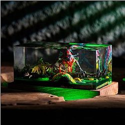 Lâmpada de resina Diorama Diorama Carnívora - Breakwooden BR2812