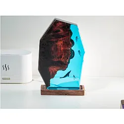 DEEP WHALE SEA LAMP - Polygon - Breakwooden BR2812