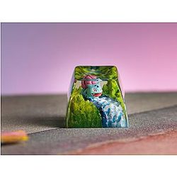 BULBASAUR POKEMON - KEYCAPS ARTISAN - Breakwooden BR2812